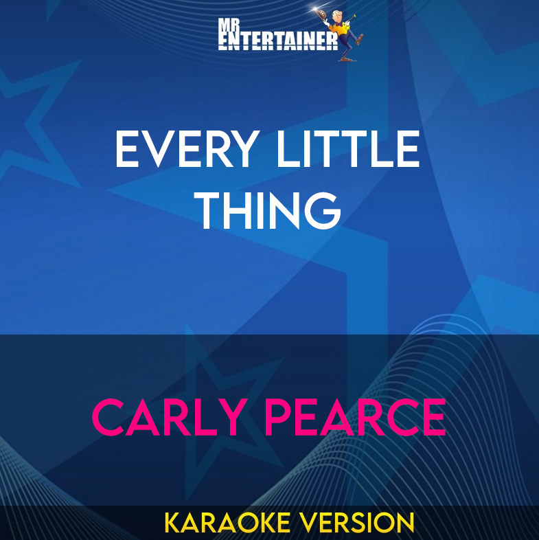 Every Little Thing - Carly Pearce (Karaoke Version) from Mr Entertainer Karaoke