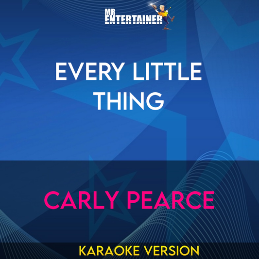 Every Little Thing - Carly Pearce (Karaoke Version) from Mr Entertainer Karaoke