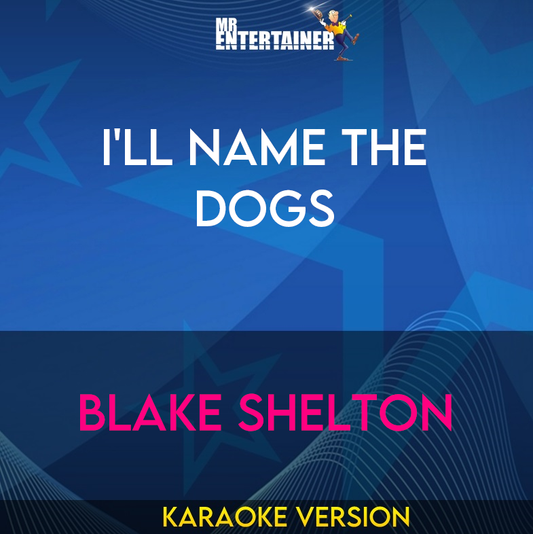 I'll Name The Dogs - Blake Shelton (Karaoke Version) from Mr Entertainer Karaoke