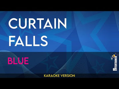 Curtain Falls - Blue