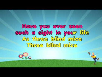 Three Blind Mice - Nursery Rhyme (Vocal Version)