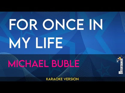 For Once In My Life - Michael Buble