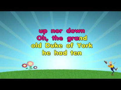 The Grand Old Duke Of York - Nursery Rhyme (Vocal Version)